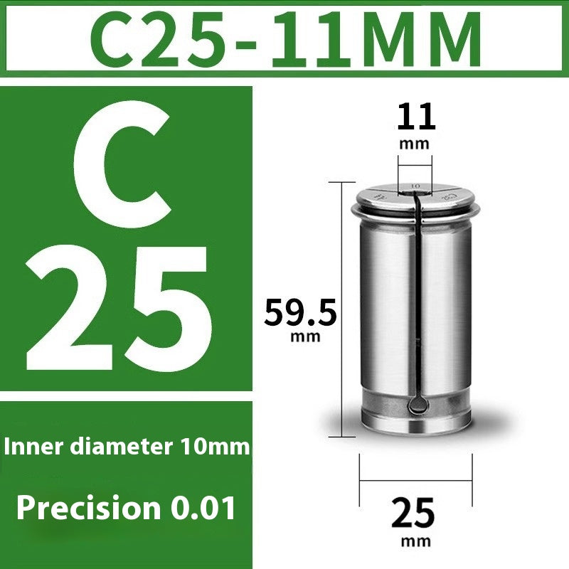 6027 C32 Powerful Straight Collet Collet C42/C25/C20/C16 Boring Head Reducing Sleeve Powerful Collet Chuck Shandong Denso Pricision Tools Co.,Ltd.